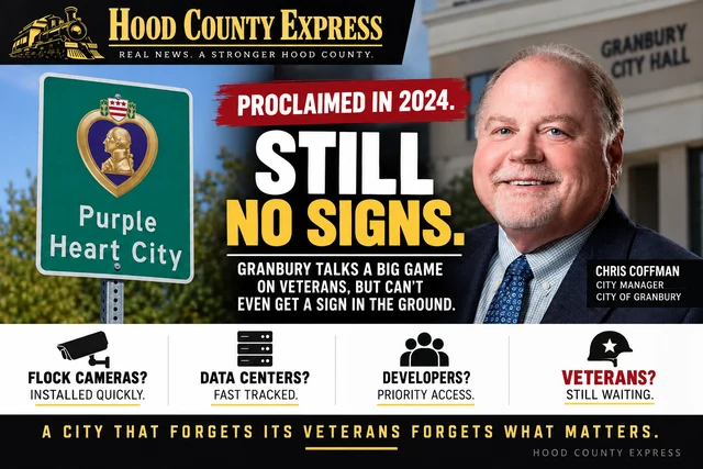 Two years after Purple Heart proclamation, Granbury’s signs still aren’t up