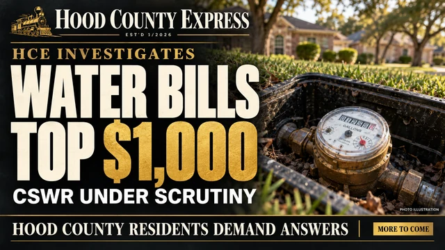 Water bills top $1,000 as Hood County residents demand answers from CSWR