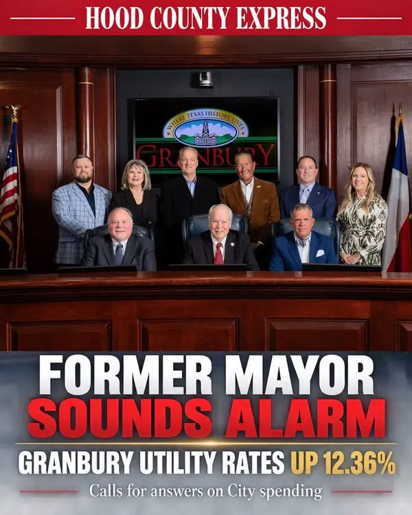Rick Frye questions Granbury utility increases and interfund transfers